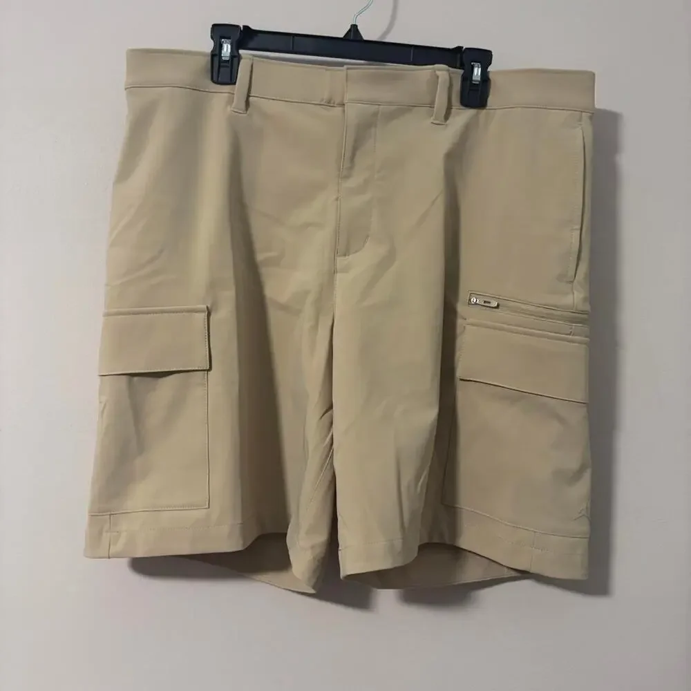 Jordan tan khaki golf shorts size 38 mens